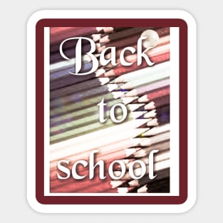 Back to school Sticker